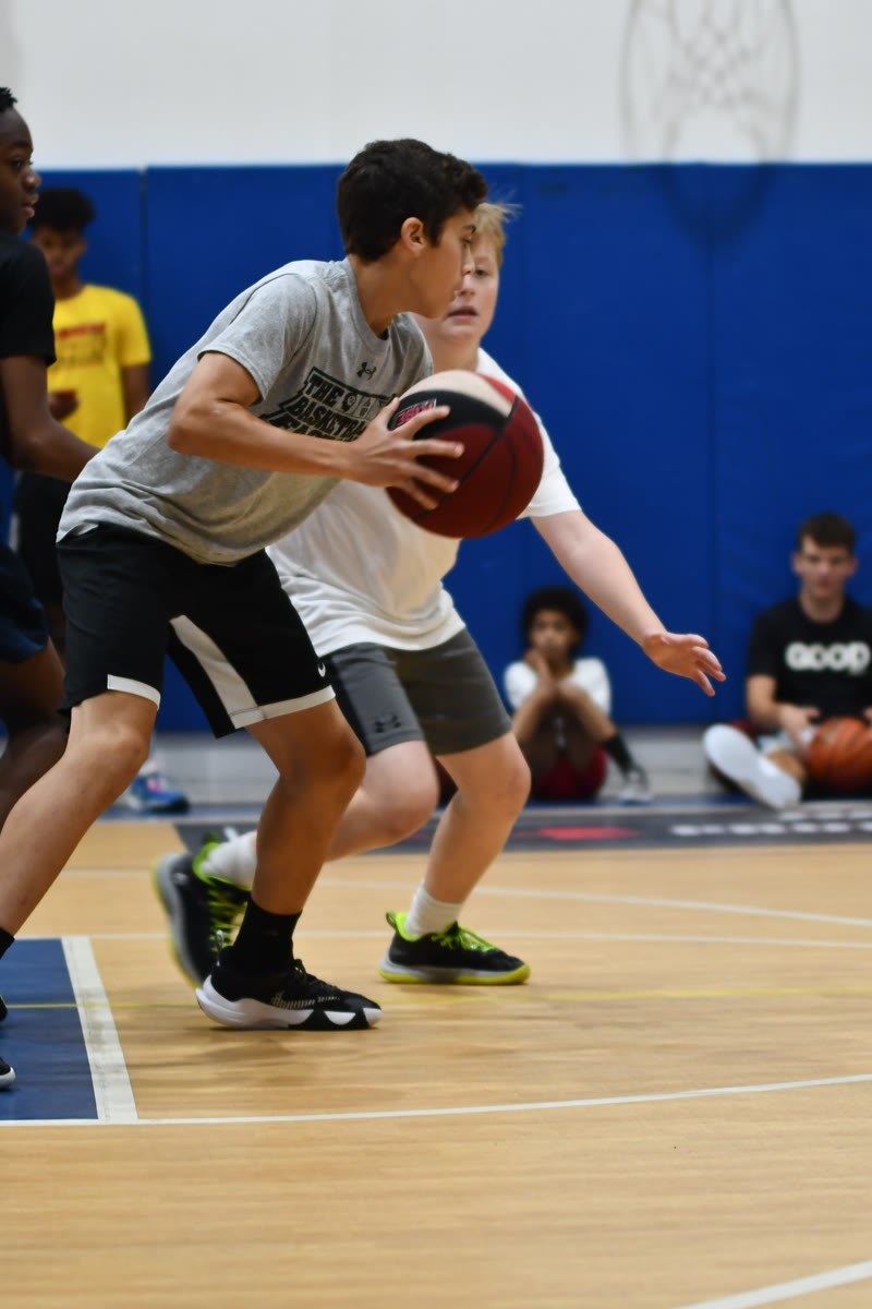 Youth basketball players at TBF summer camp NJ