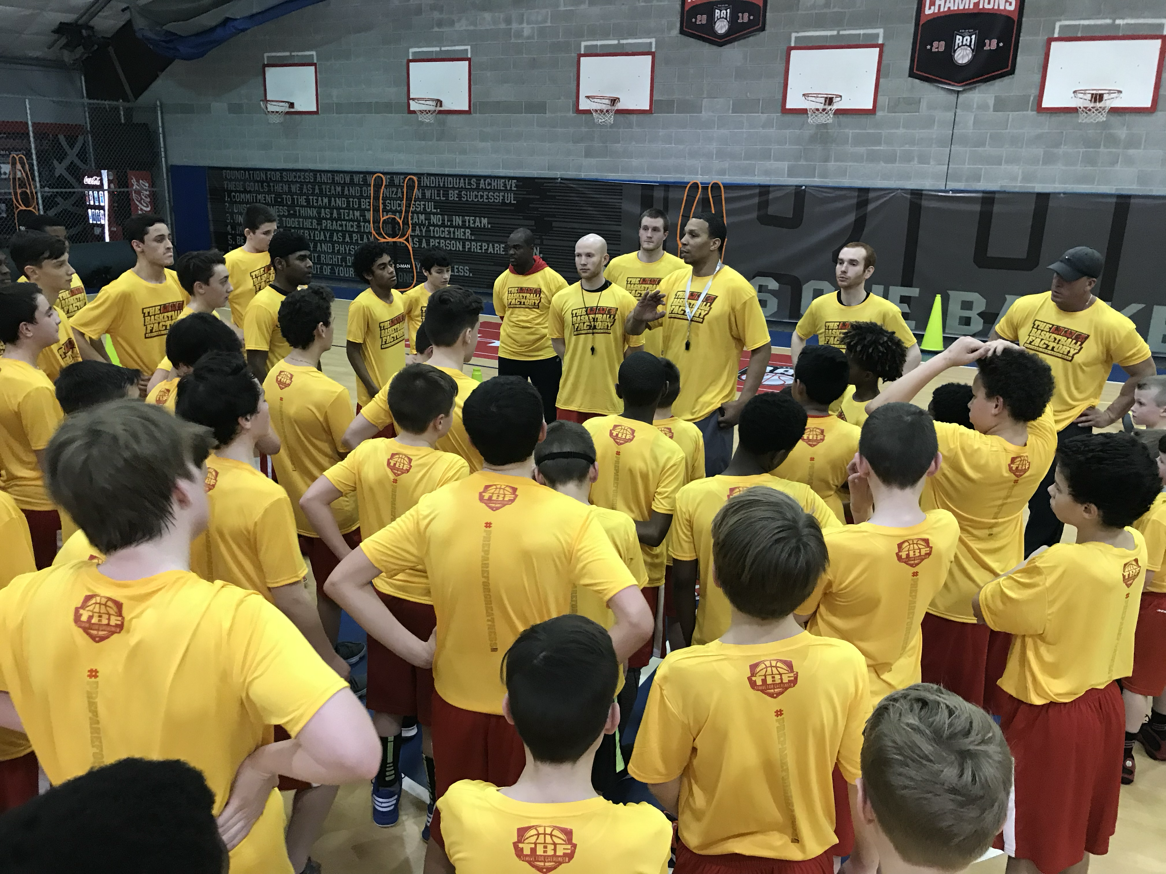 Youth basketball training at The Basketball Factory Sparta NJ